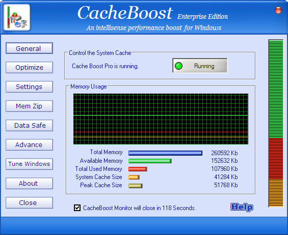 Systweak CacheBoost Enterprise Edition Screenshot